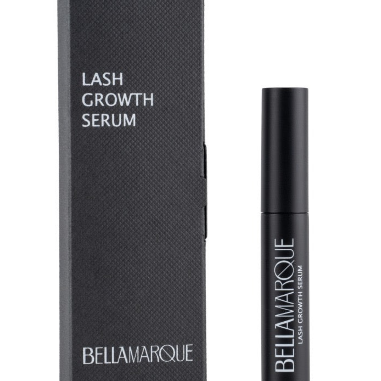 BellaMarque Lash Growth Serum with box and applicator visible.